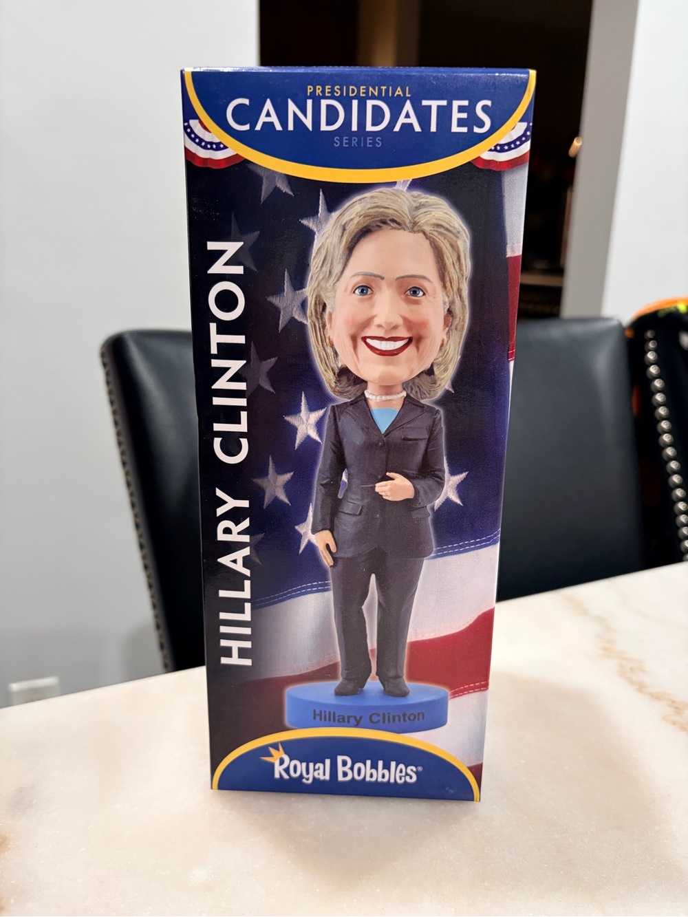Hillary Clinton Presidential Candidates Series Bobblehead NEW in box